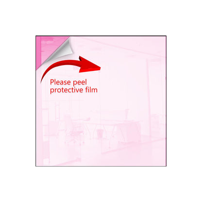 Pink Square Shaped Mirror Acrylic Pieces for Arts and Crafts