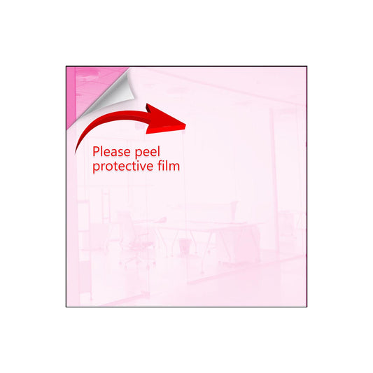 Pink Square Shaped Mirror Acrylic Pieces for Arts and Crafts