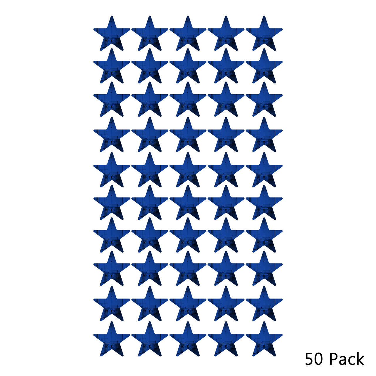 50 Pack Star Shaped Mirror Acrylic Pieces for Arts and Crafts