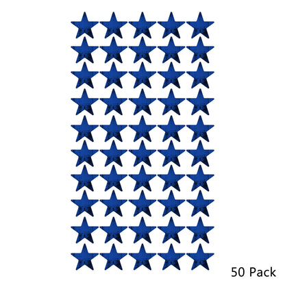 50 Pack Star Shaped Mirror Acrylic Pieces for Arts and Crafts