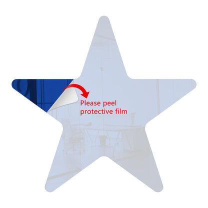 50 Pack Star Shaped Mirror Acrylic Pieces for Arts and Crafts