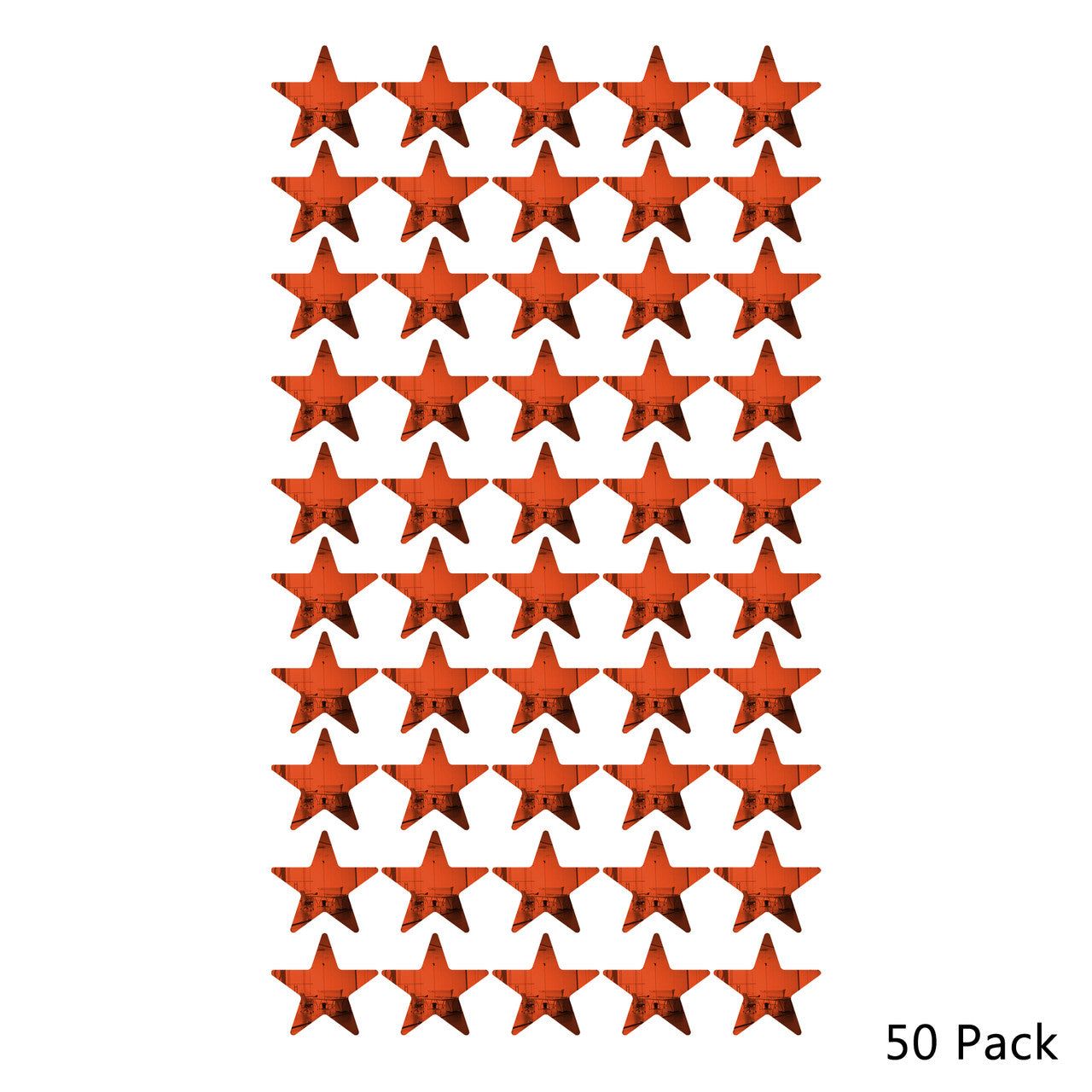 50 Pack Star Shaped Mirror Acrylic Pieces for Arts and Crafts
