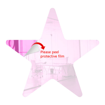 50 Pack Star Shaped Mirror Acrylic Pieces for Arts and Crafts