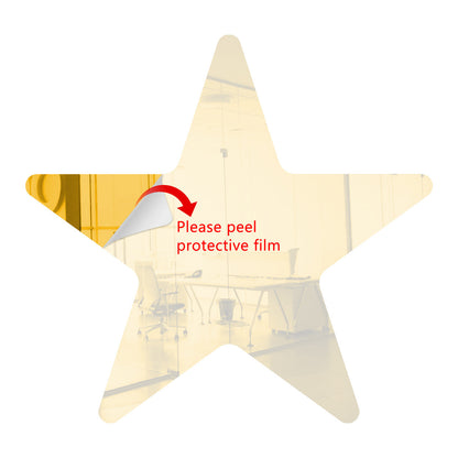 50 Pack Star Shaped Mirror Acrylic Pieces for Arts and Crafts