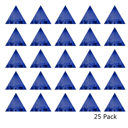 25 Pack Triangle Shaped Mirror Acrylic Pieces for Arts and Crafts