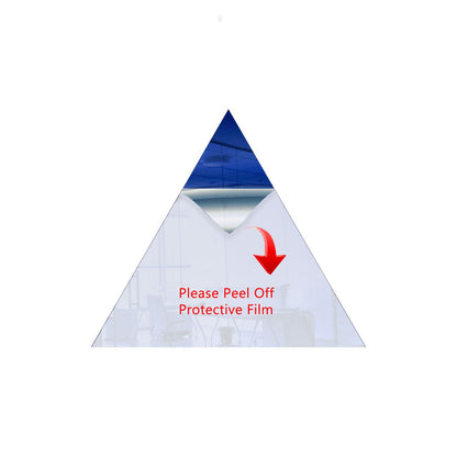 Dark Blue Triangle Mirror Acrylic Pieces for Arts and Crafts