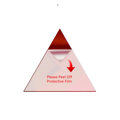 50 Pack Triangle Shaped Mirror Acrylic Pieces for Arts and Crafts