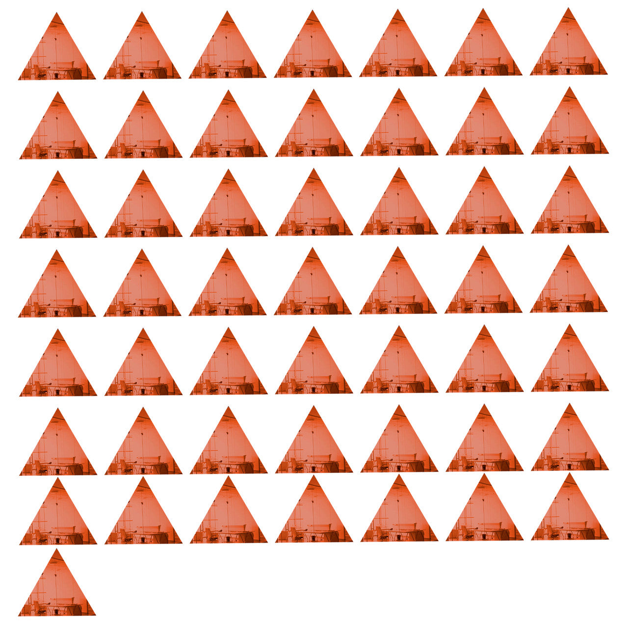 50 Pack Triangle Shaped Mirror Acrylic Pieces for Arts and Crafts