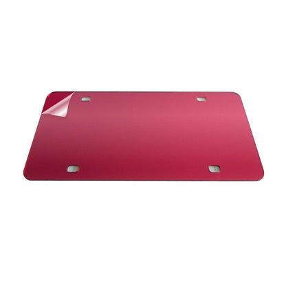 Blank Mirror License Plate Laser Cut Acrylic with 4 Holes