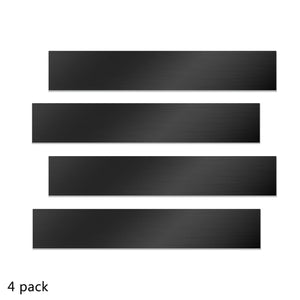 Magnetic Strips 3"W x 1"H  Accessories Hardware Pack of 4