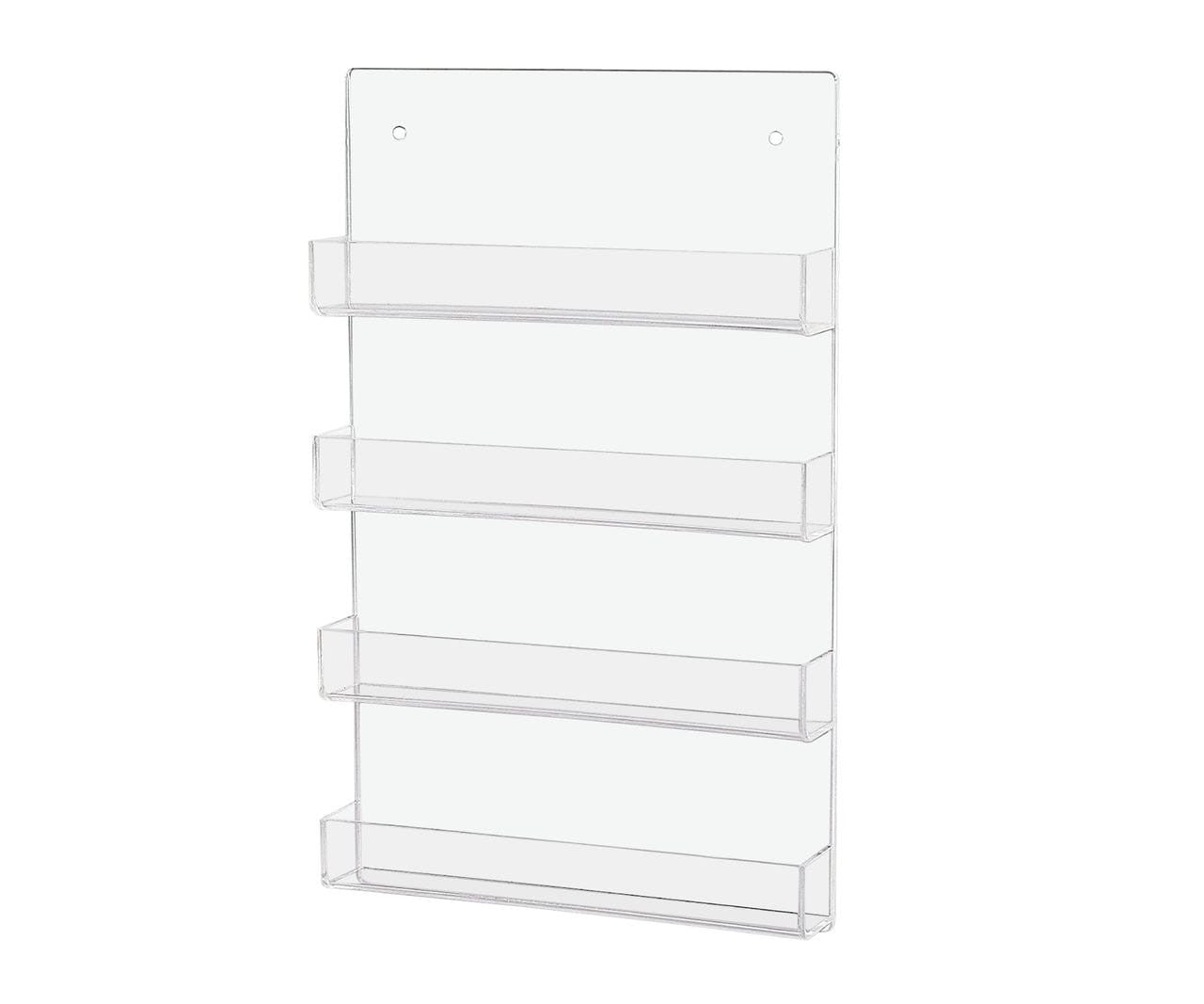 10"W x 16"H Nail Polish Rack Multi Shelf Wall Mount Display