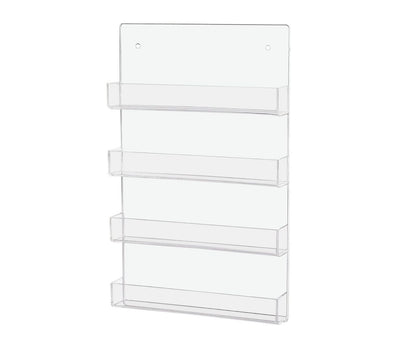 10"W x 16"H Nail Polish Rack Multi Shelf Wall Mount Display