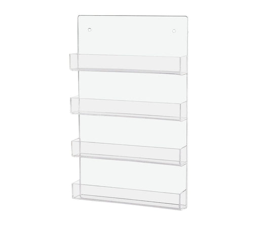 10"W x 16"H Nail Polish Rack Multi Shelf Wall Mount Display