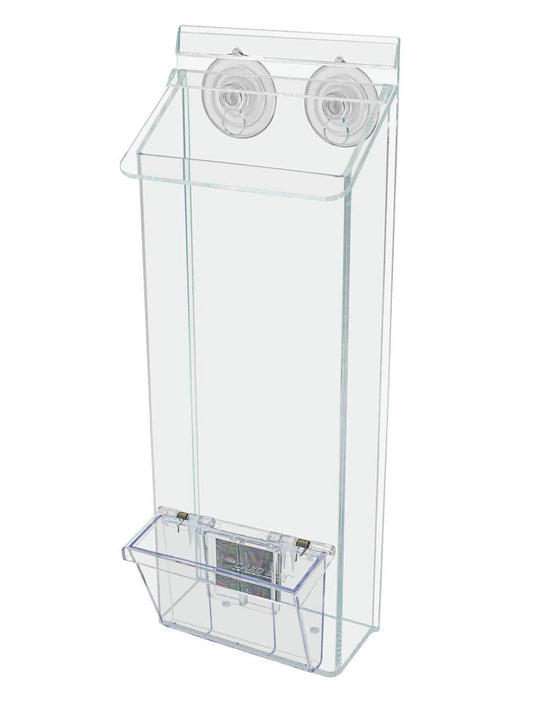 4"W x 11"H Suction Cup Outdoor Trifold Holder with Card Box