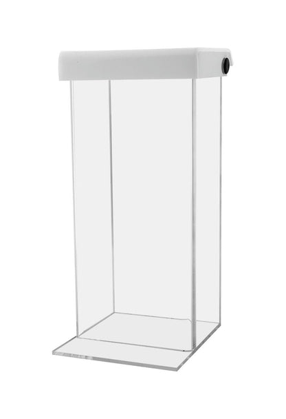 3.75"W x 8.75"H Outdoor Trifold Countertop Box with White Lid