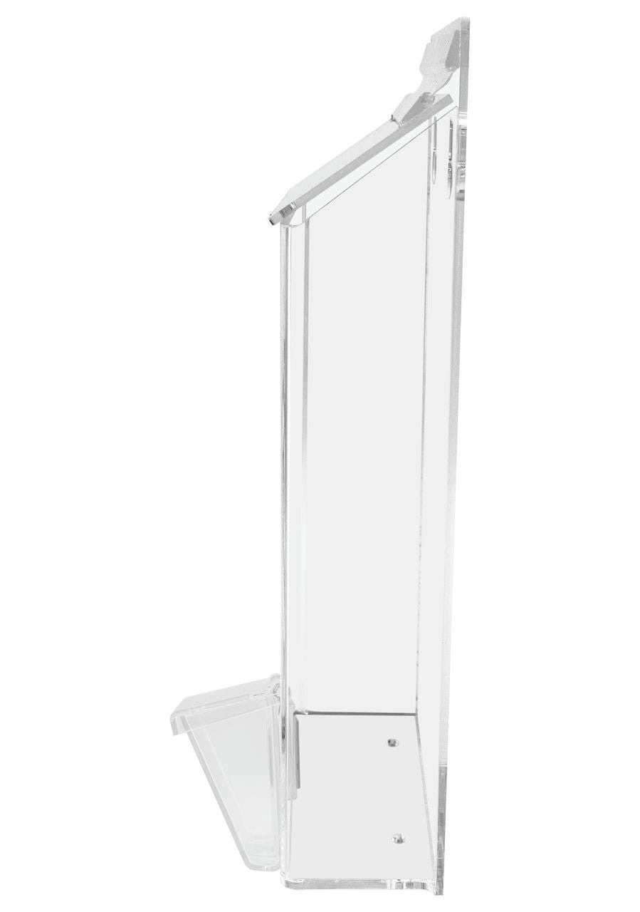 6"W x 9"H Outdoor Bifold Holder Wall Brochure Bin with Card Box