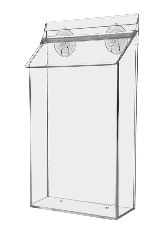 6"W x 9"H Suction Cup Outdoor Bifold Holder Window Mount