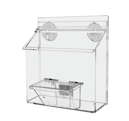 7.5"W x 5.5"H Suction Cup Outdoor Postcard Holder with Card Box