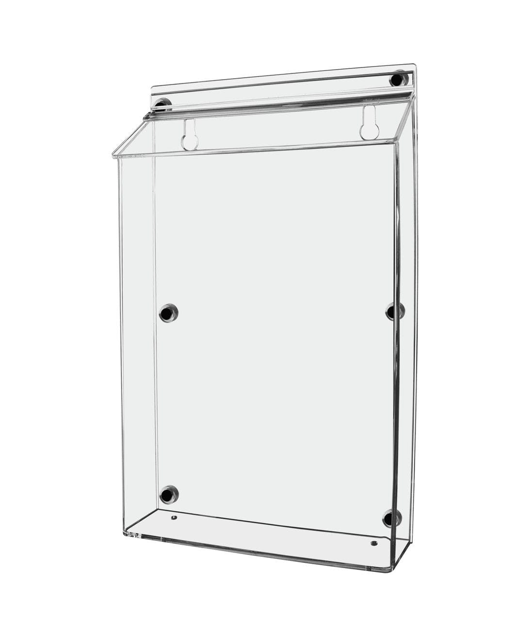 8.5"W x 11"H Magnetic Outdoor Brochure Holder Flyer Box with Lid