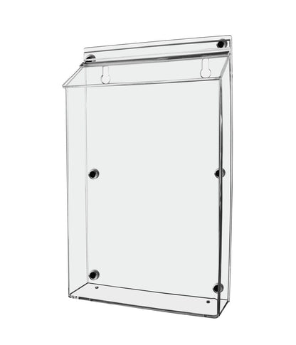 8.5"W x 11"H Magnetic Outdoor Brochure Holder Flyer Box with Lid