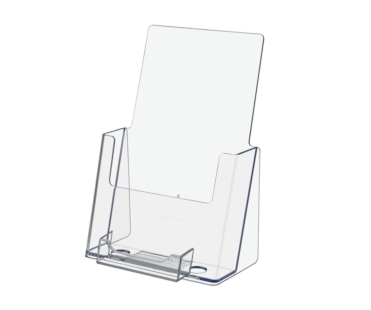 Bifold Brochure Holder with Gift Card Slot High Capacity Stand