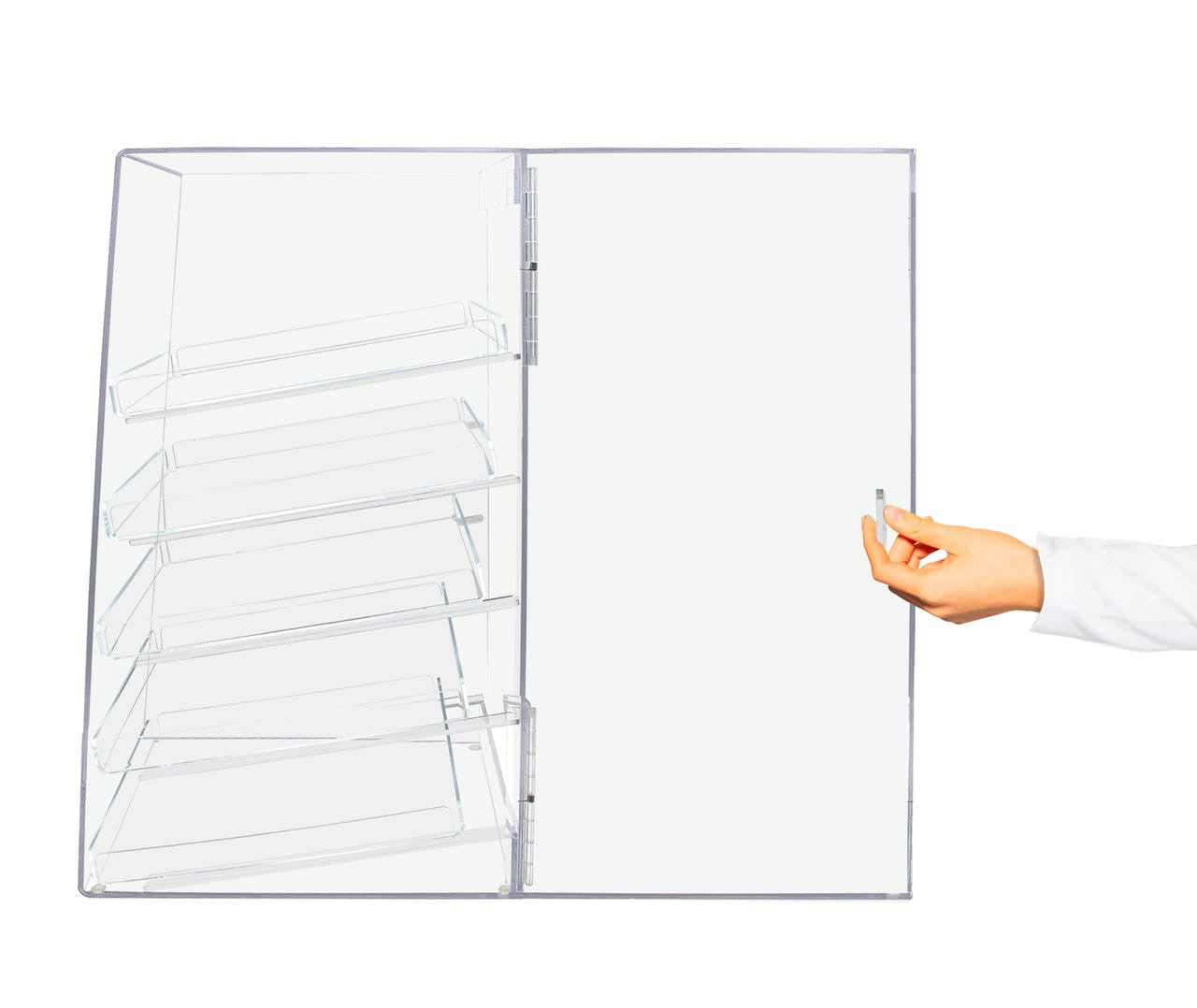 12.25" x 14.25" x 23.75" Bakery Pastry Display Cabinet with 5 Trays