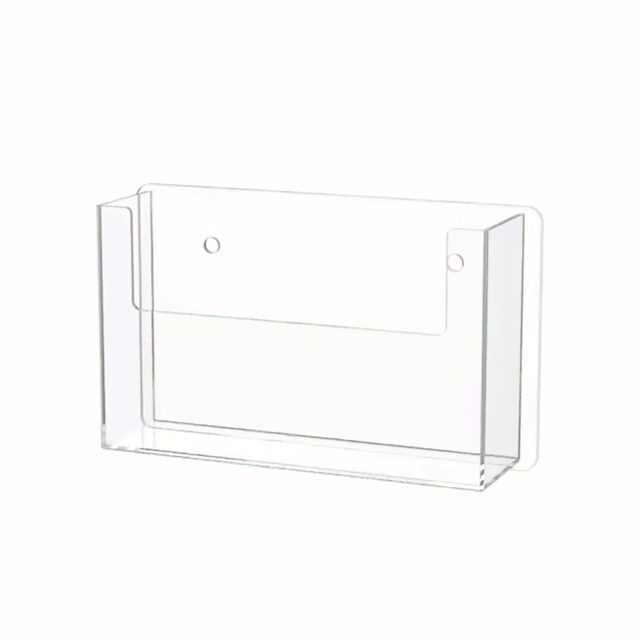 Wall Single Pocket Postcard Holder for 6"W Advertising Literature