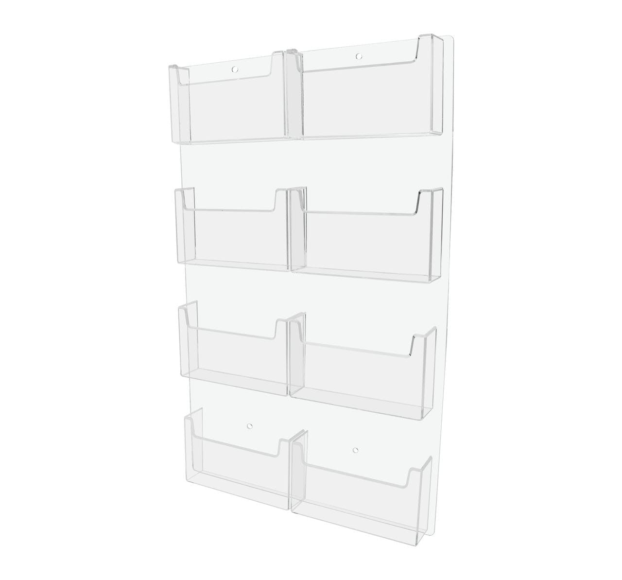 Wall Postcard Holder 8 Pocket Organizer for 6"W Advertisements