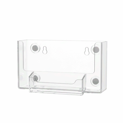 6"W Magnetic Postcard Holder with Business Card Pocket