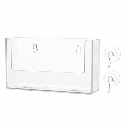 Suction Cup 6"W Postcard Holder with Window Hooks
