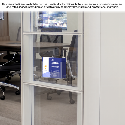 Suction Cup 6"W Postcard Holder with Window Hooks