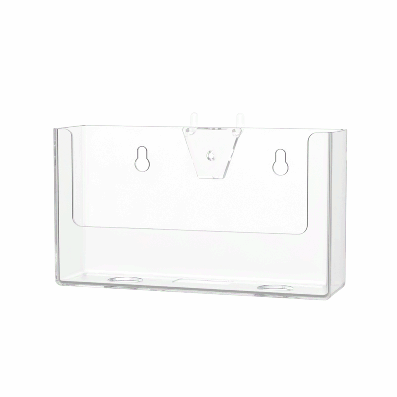 Pegboard 6"W Postcard Holder Literature Display Rack