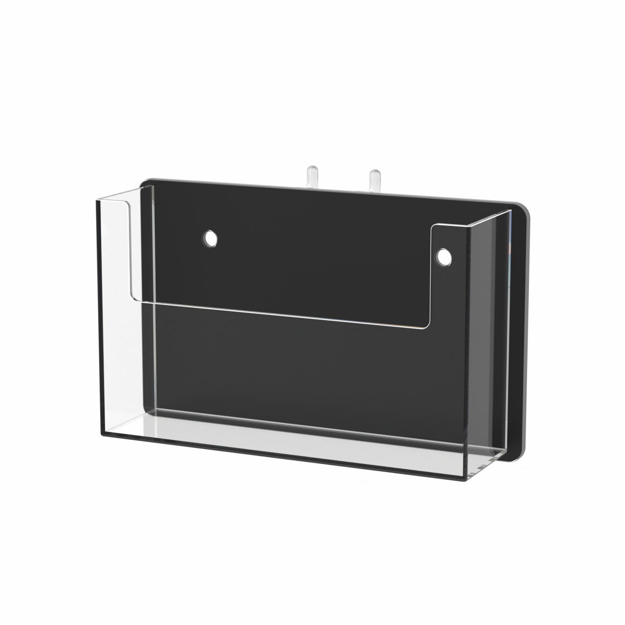 Pegboard 6"W Postcard Index Time Card Single Pocket Holder