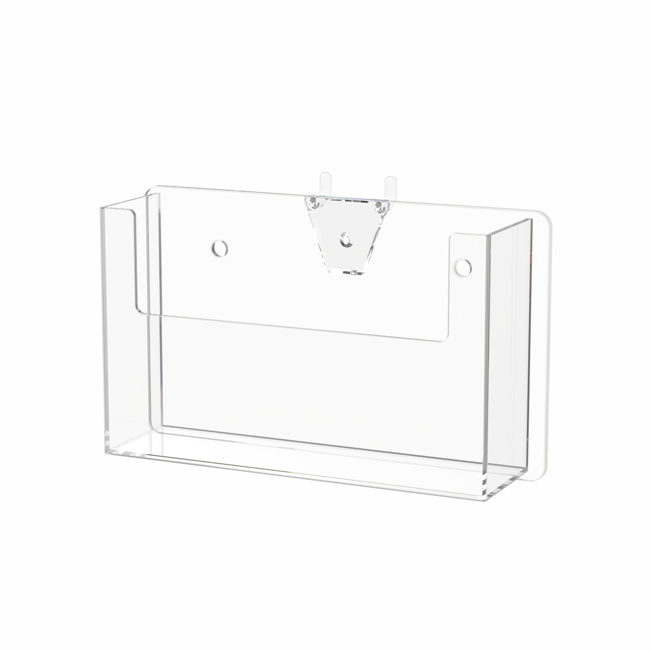 Pegboard 6"W Postcard Index Time Card Single Pocket Holder
