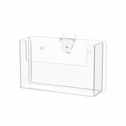 Pegboard 6"W Postcard Index Time Card Single Pocket Holder