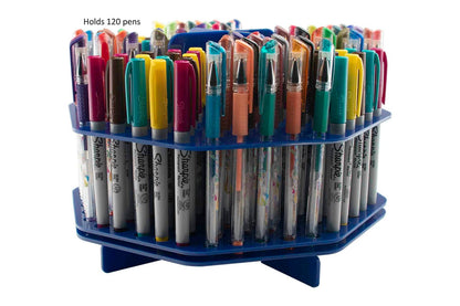 Pen or Brushes Organizer with Handle Marker 120 Slot