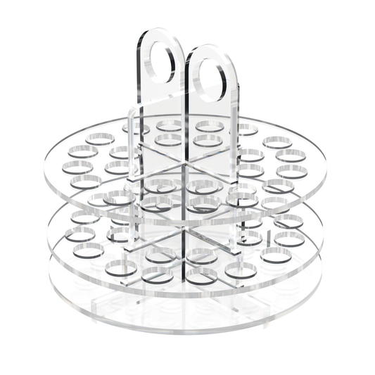 24 Slot Pen Holder Desktop Marker Paintbrush Organizer