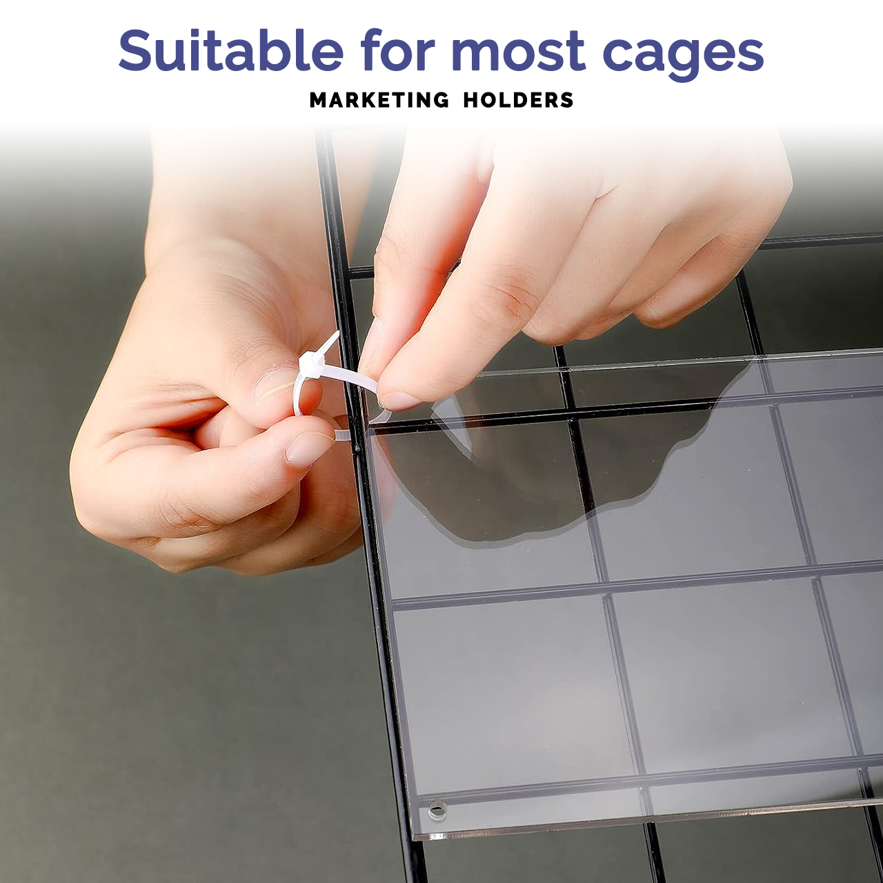 11.5"W x 5.5"H Urine Guard Pet Cage Liner Splash Guard Plastic