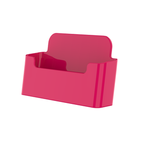 Business Card Holder Hot Pink Girlie Countertop Display Stand