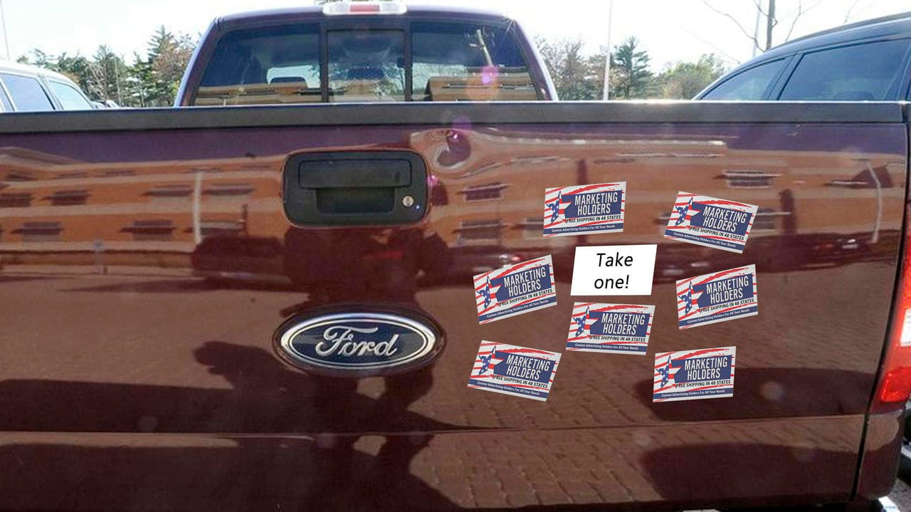 Peel and Stick Business Card Magnets Lot of 25