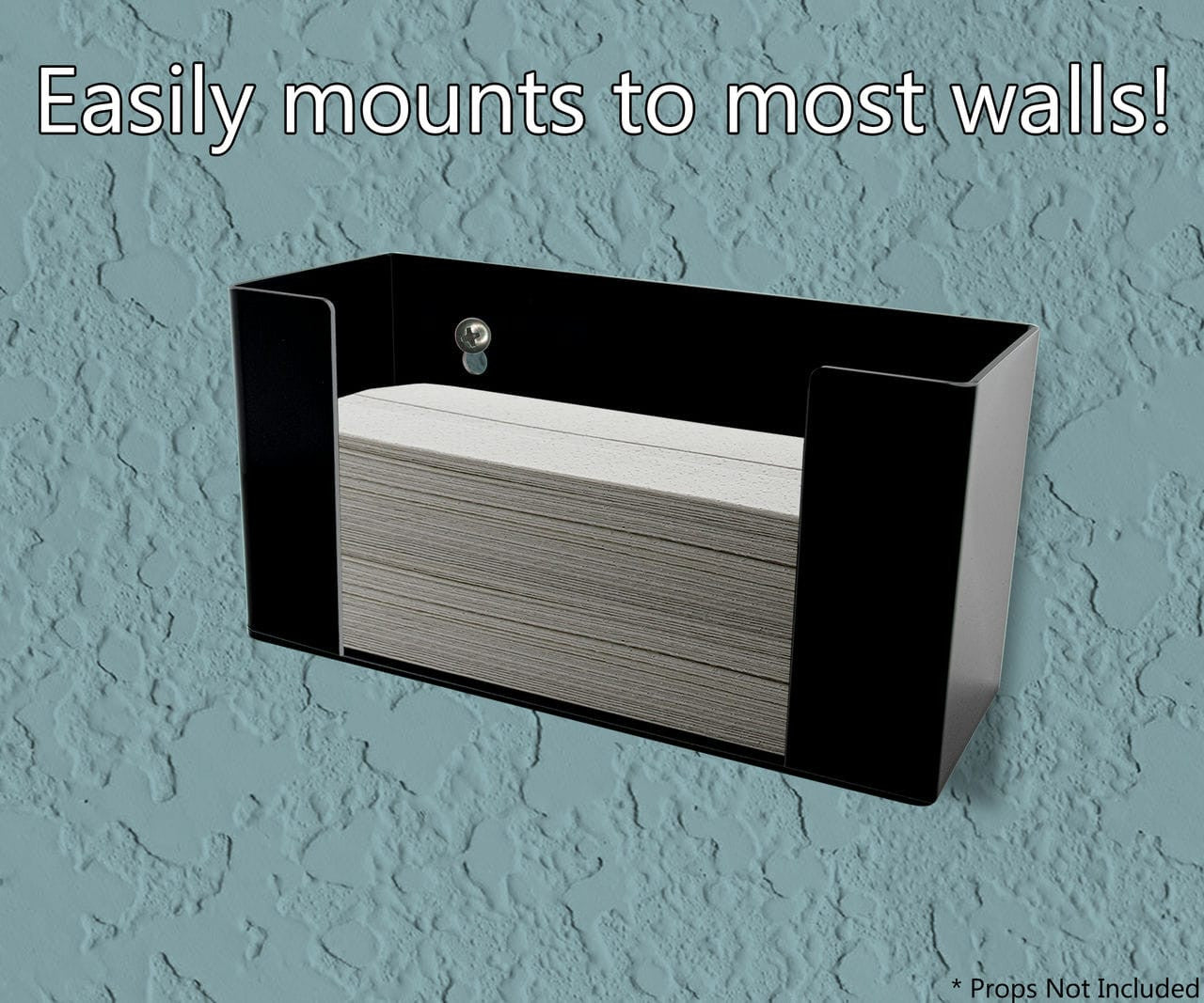 Paper Towel Holder with Keyholes Wall Mount or Countertop