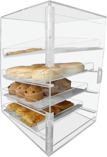 12" x 14" x 20" Pastry Baked Goods Display Cabinet with 4 Trays