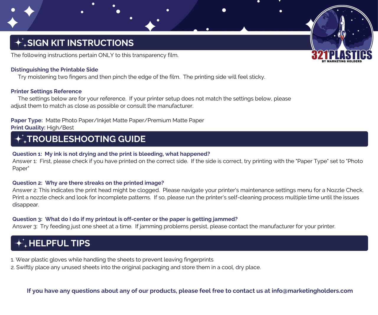 8" x 2" Wall Sign Holder Euro Style With Stainless Standoffs