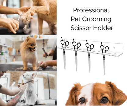 Scissor Shear Grooming Display Rack Wall Mount with 12 Holes