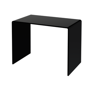 10.5" x 6" Riser Display Stand Acrylic Retail Black .118 Thick