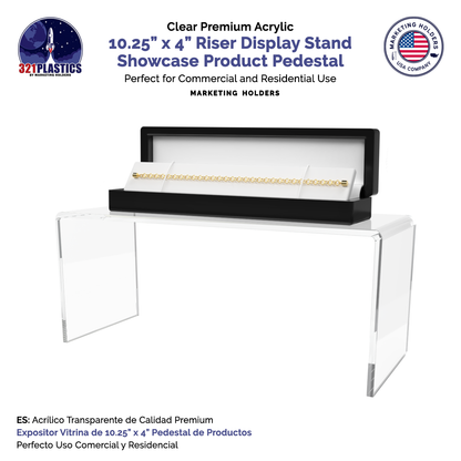 10" x 4" Riser Display Stand Retail Product Display Platform