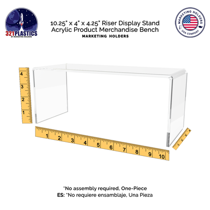 10" x 4" Riser Display Stand Retail Product Display Platform