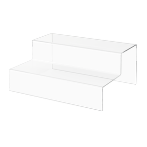 Merchandise Showcase Display 2 Tier Stair Platform Riser Stand