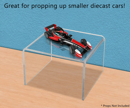 Acrylic Display Riser 6" x 4" Showcase Retail Stand