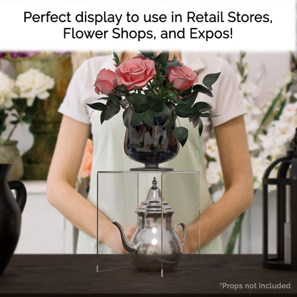 6" x 6.25" Riser Display Stand Product Showcase Acrylic Table